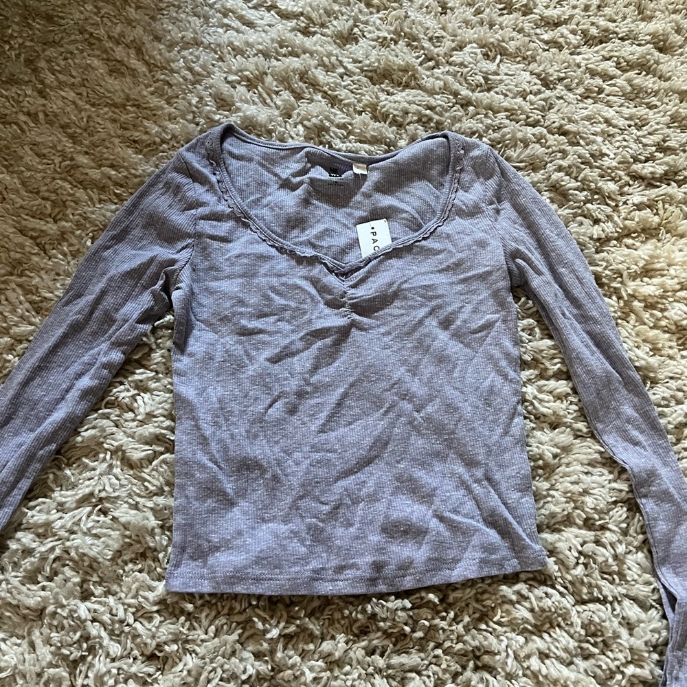 Long sleeve brand new pacsun shirt purple